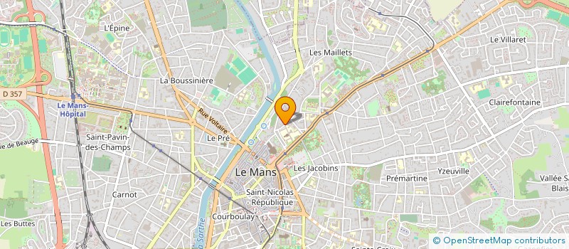 localisation de l'entreprise PAUL SCI  LE MANS