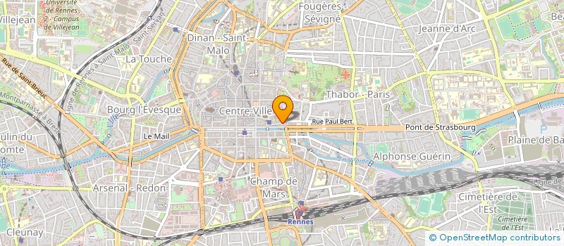 localisation de l'entreprise PAUL SCOUARNEC ET EMMANUEL GOURS NOTAIRES ASSOCIES (SOCIETE CIVILE PROFESSIONNELLE TITULAI RE D'UN OFFICE NOTARIAL)  RENNES