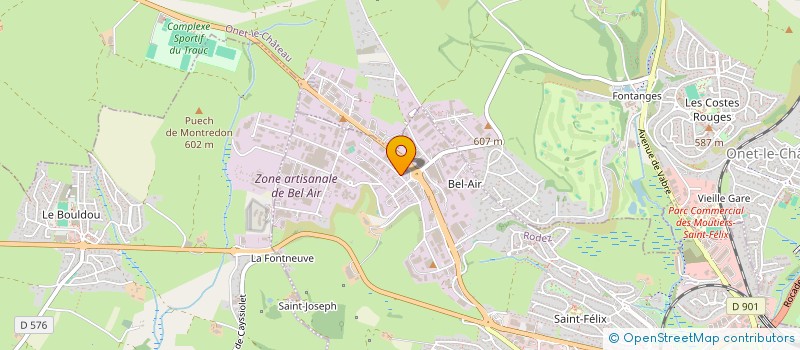 localisation de l'entreprise PAUL SEIXAS à RODEZ
