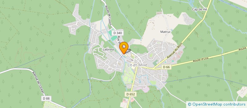 localisation de l'entreprise PAUL SUD  LIT-ET-MIXE