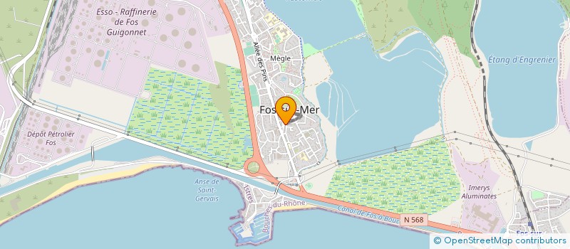 localisation de l'entreprise PAUL SUSHI  FOS-SUR-MER