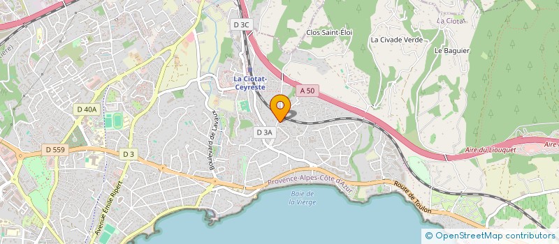 localisation de l'entreprise PAUL VERZURA RENOVATION à LA CIOTAT