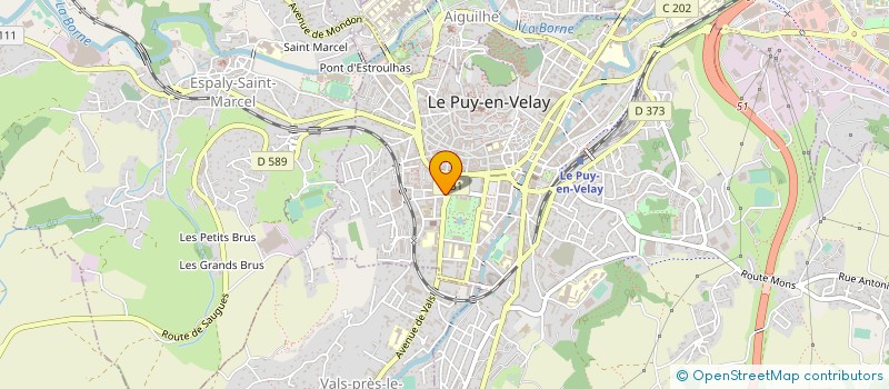 localisation de l'entreprise PAUL VIBERT  LE PUY-EN-VELAY