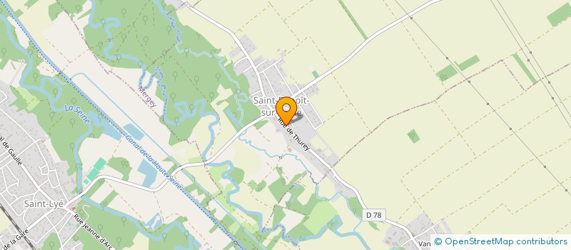 localisation de l'entreprise PAUL & ZORA  SAINT-BENOIT-SUR-SEINE