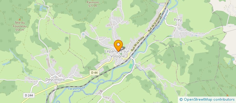 localisation de l'entreprise PAUL1907  FREMIFONTAINE