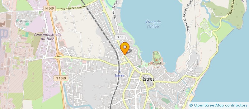 localisation de l'entreprise PAULA  ISTRES