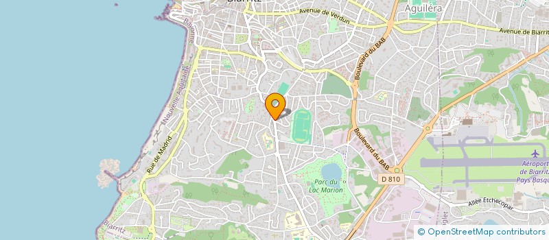 localisation de l'entreprise PAULA à BIARRITZ