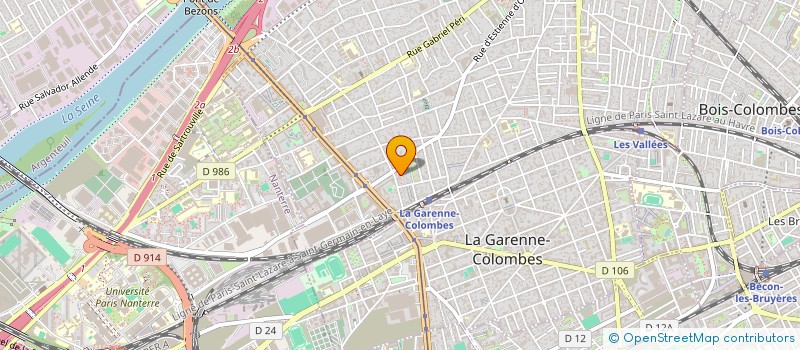localisation de l'entreprise PAULA MENDES RENOVATION  COLOMBES