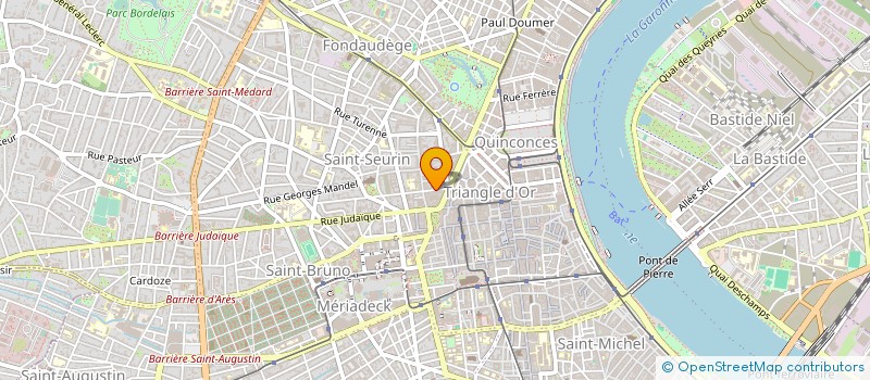 localisation de l'entreprise PAULA OLLEVER à BORDEAUX