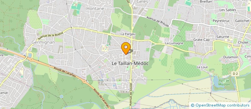 localisation de l'entreprise PAULA PRODUCTION  LE TAILLAN-MEDOC