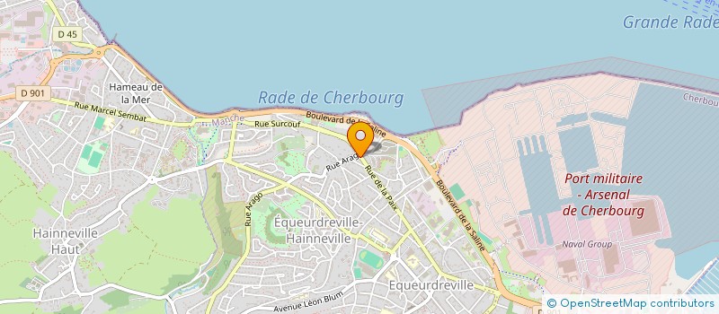 localisation de l'entreprise PAULAGATEMIL  CHERBOURG-EN-COTENTIN