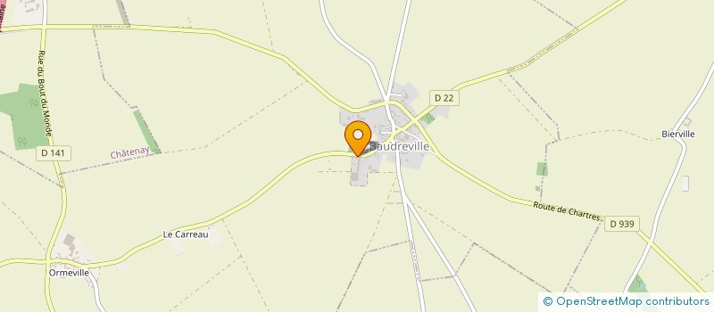 localisation de l'entreprise PAULANGE à BAUDREVILLE
