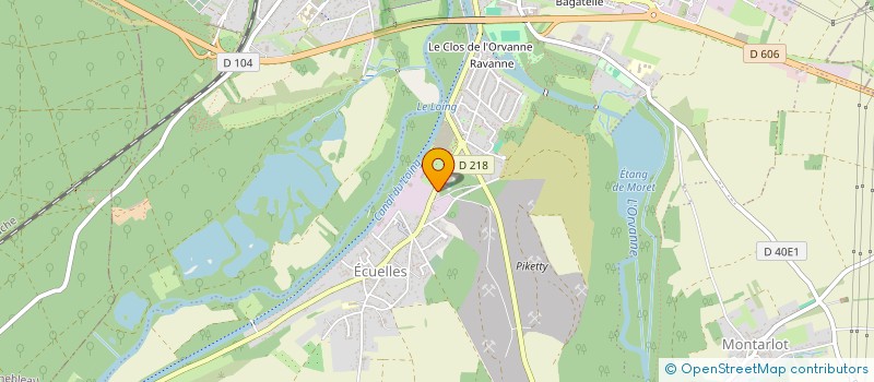localisation de l'entreprise PAULARD POTEAUX à MORET-LOING-ET-ORVANNE