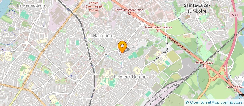 localisation de l'entreprise PAULARIS TECH à NANTES