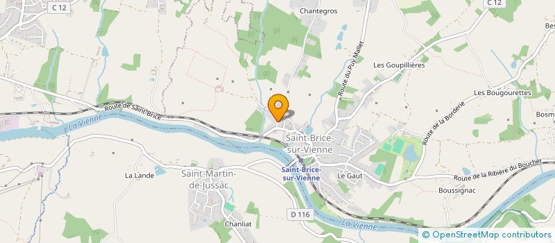 localisation de l'entreprise PAULAU  SAINT-BRICE-SUR-VIENNE