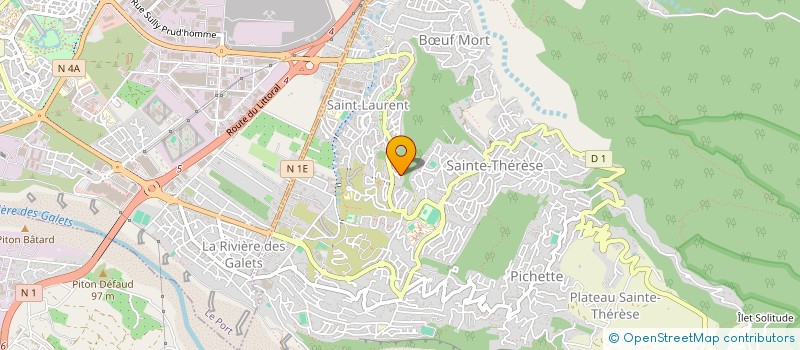 localisation de l'entreprise PAULAU à LA POSSESSION