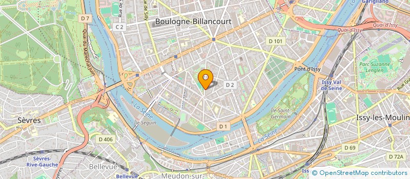 localisation de l'entreprise PAULAU & CO à BOULOGNE-BILLANCOURT