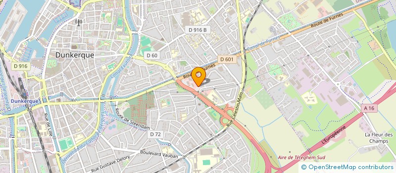 localisation de l'entreprise PAULAURA  COUDEKERQUE-BRANCHE