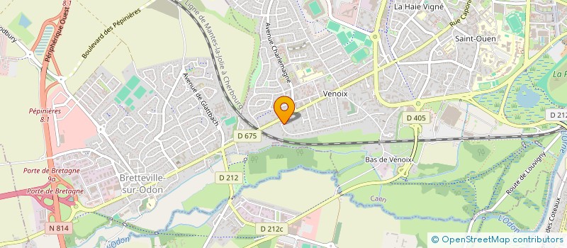 localisation de l'entreprise PAULAUVIA à CAEN