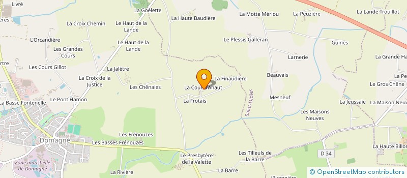 localisation de l'entreprise PAULAUVIC  DOMAGNE