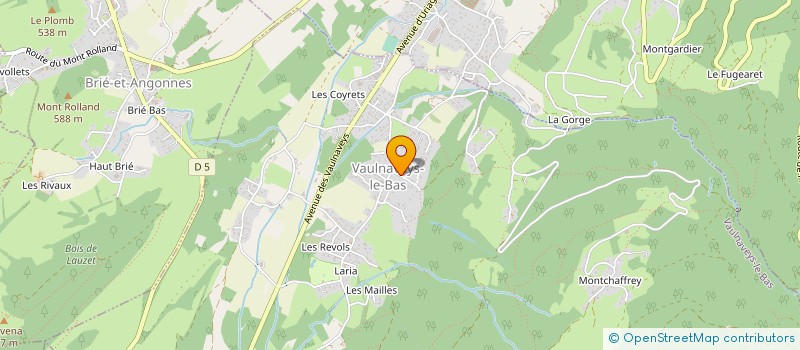 localisation de l'entreprise PAULB  VAULNAVEYS-LE-BAS