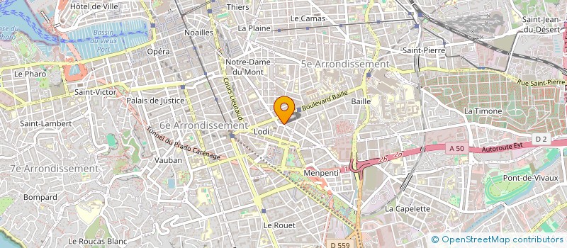 localisation de l'entreprise PAULBANG'S à MARSEILLE