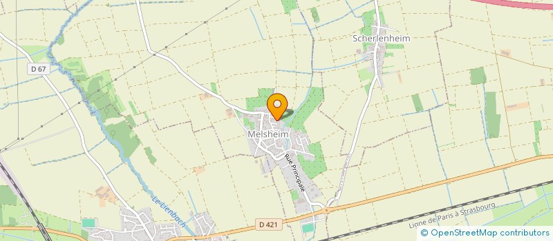 localisation de l'entreprise PAULCHLO  MELSHEIM