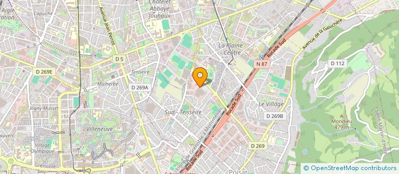 localisation de l'entreprise PAULCO à SAINT-MARTIN-D'HERES