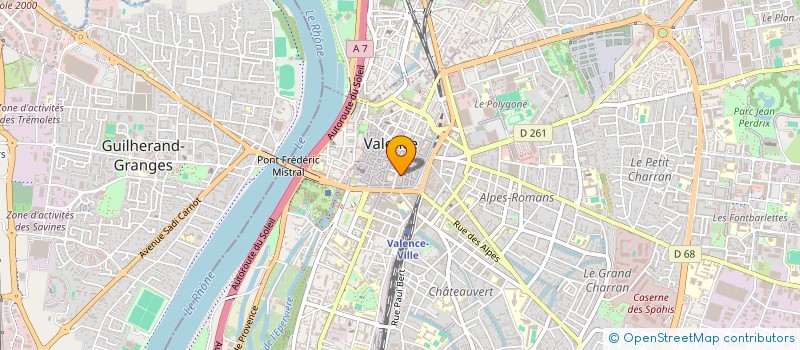 localisation de l'entreprise PAULE ET LUC à VALENCE