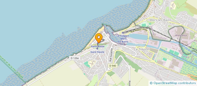 localisation de l'entreprise PAULE ET NICOLAS  LE TREPORT