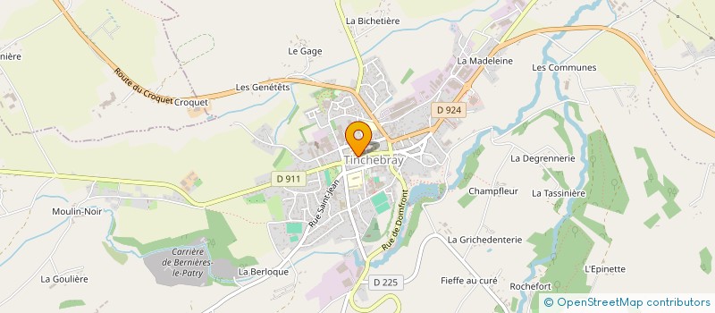 localisation de l'entreprise PAULE SPORTS SARL à TINCHEBRAY-BOCAGE