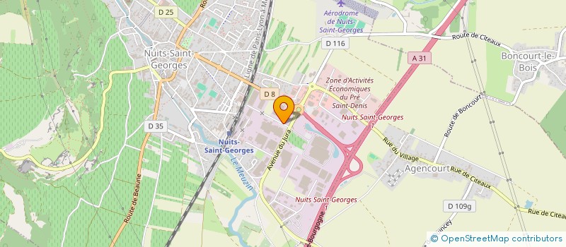 localisation de l'entreprise PAULEEVAL à NUITS-SAINT-GEORGES