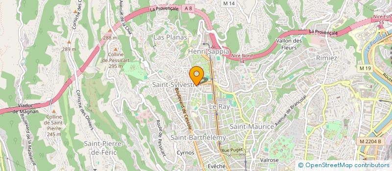 localisation de l'entreprise PAULENRY à NICE