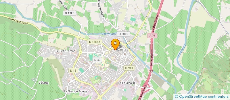 localisation de l'entreprise PAULERIE à PEZENAS