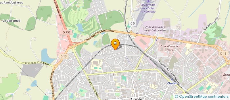 localisation de l'entreprise PAULESAL  CHOLET