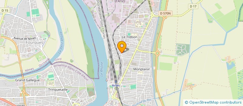 localisation de l'entreprise PAULET à ARLES