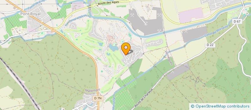 localisation de l'entreprise PAULET ALAIN ET CORINNE  MALLEMORT