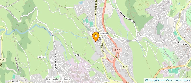 localisation de l'entreprise PAULET INVESTISSEMENTS  SAINT GENEST LERPT