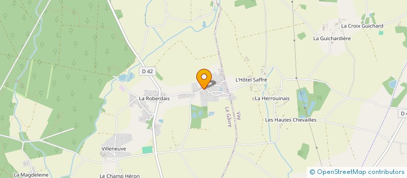 localisation de l'entreprise PAULETTE  LE GAVRE