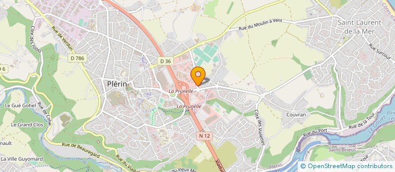 localisation de l'entreprise PAULETTE  PLERIN