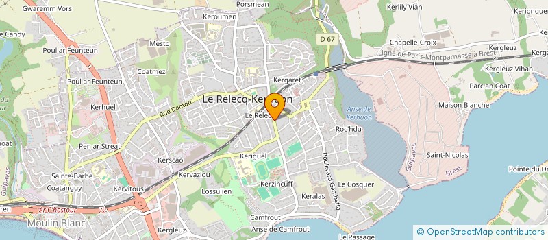 localisation de l'entreprise PAULETTE  LE RELECQ-KERHUON