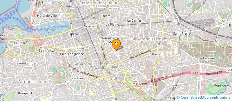 localisation de l'entreprise PAULETTE à MARSEILLE