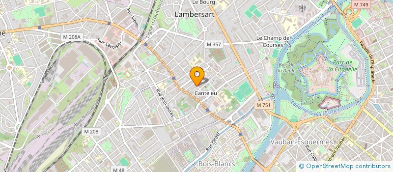 localisation de l'entreprise PAULETTE à LAMBERSART