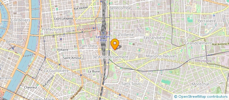 localisation de l'entreprise PAULETTE  LYON