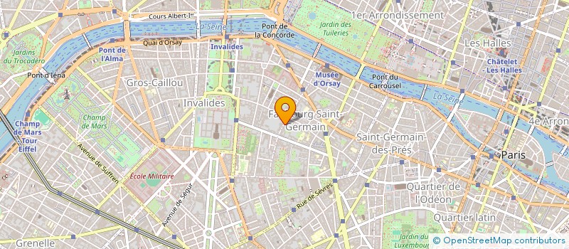 localisation de l'entreprise PAULETTE DE BELLECHASSE  PARIS