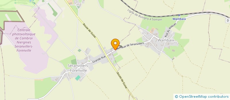 localisation de l'entreprise PAULETTE H  WAMBAIX