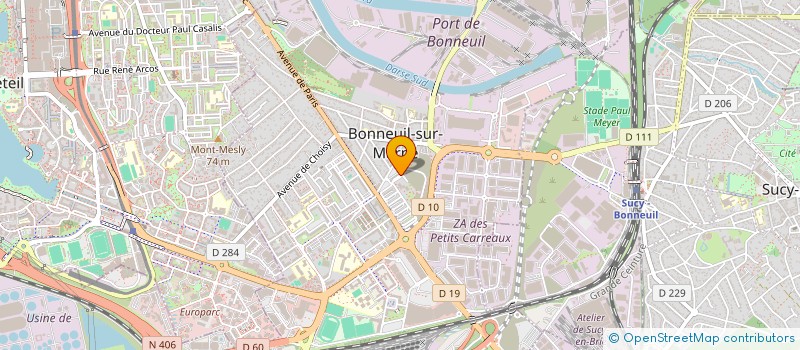 localisation de l'entreprise PAULETTE MICHEL ET TOI  BONNEUIL-SUR-MARNE