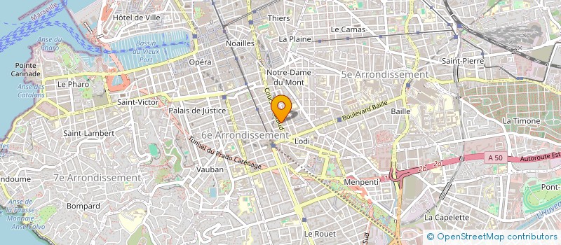 localisation de l'entreprise PAULETTE OF MARSEILLE à MARSEILLE