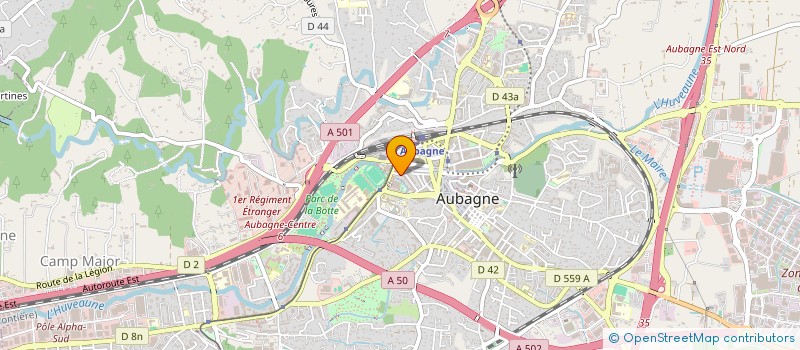 localisation de l'entreprise PAULEX IMMOBILIER  AUBAGNE