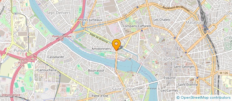 localisation de l'entreprise PAULEXPERT  TOULOUSE